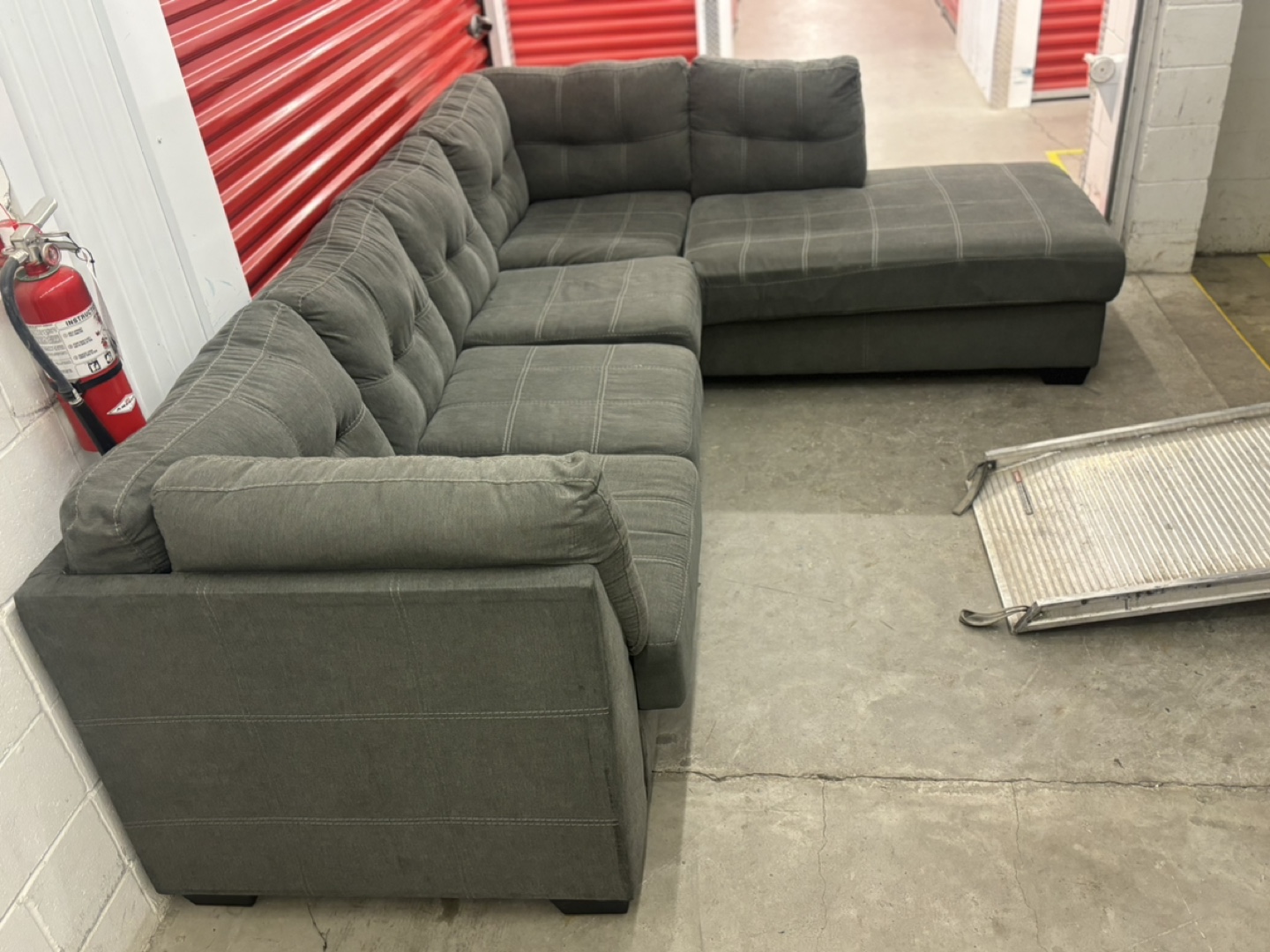 Grey Sectional Sofa - photo 2