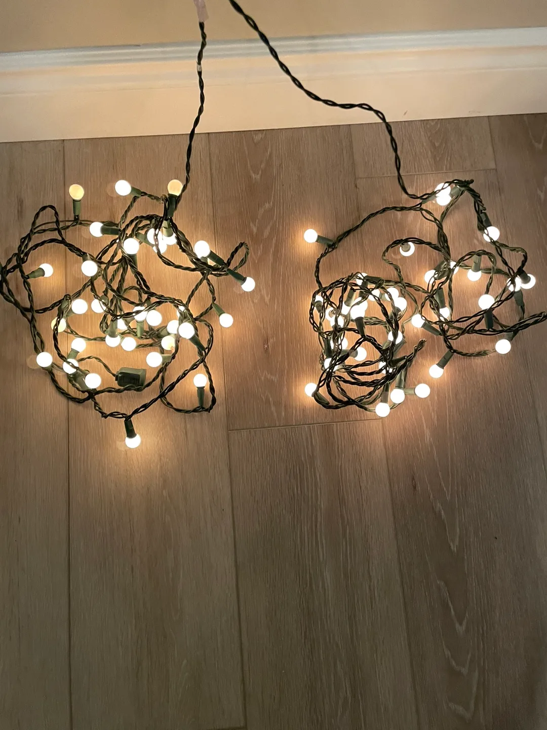 2 Strings of Pearl Christmas Lights thumbnail