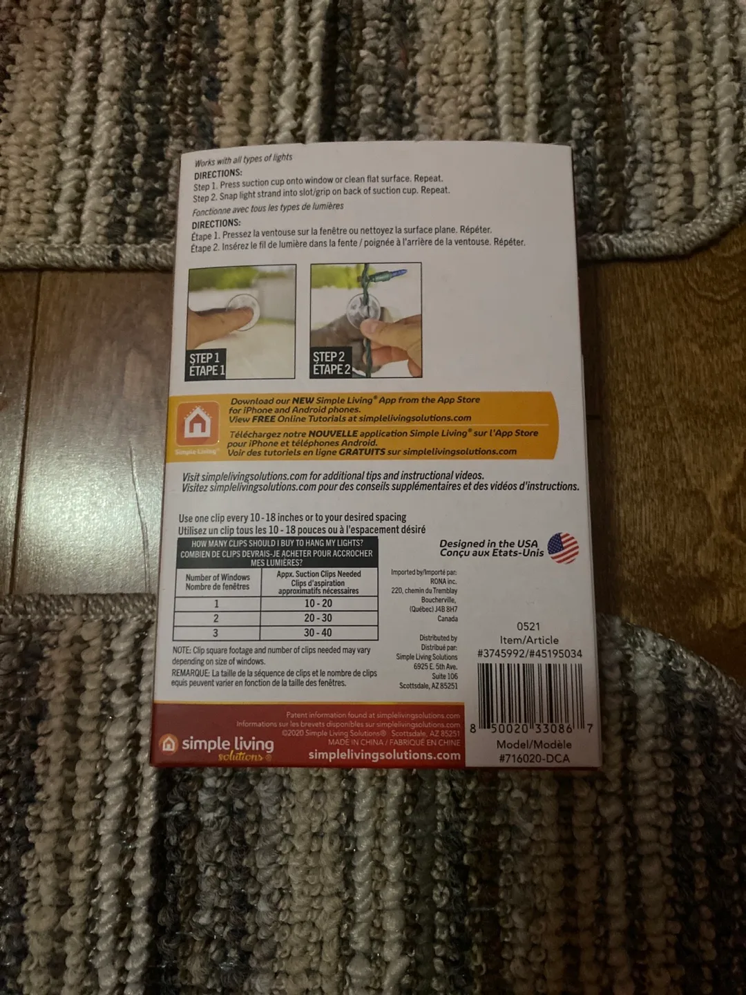 Simple Living Solutions Suction Cup Light Clips image indicator(2)