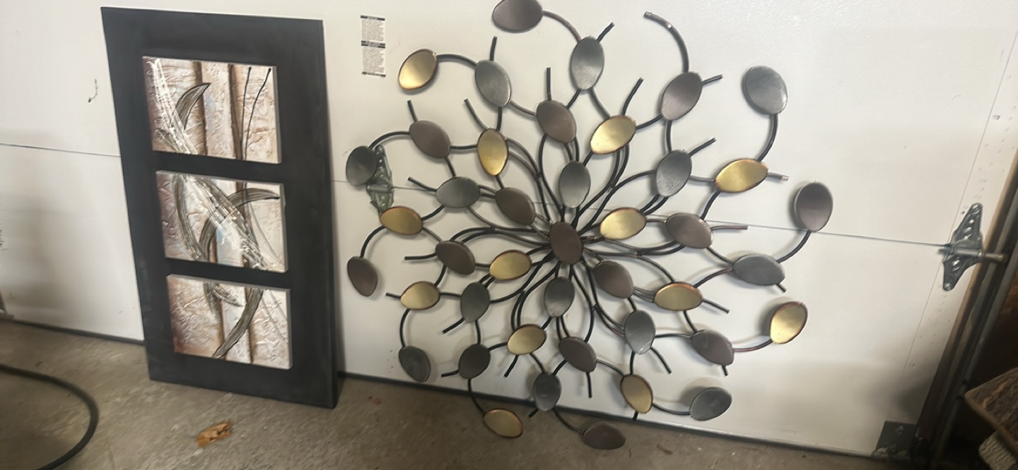 Set of 2 Abstract Wall Decor