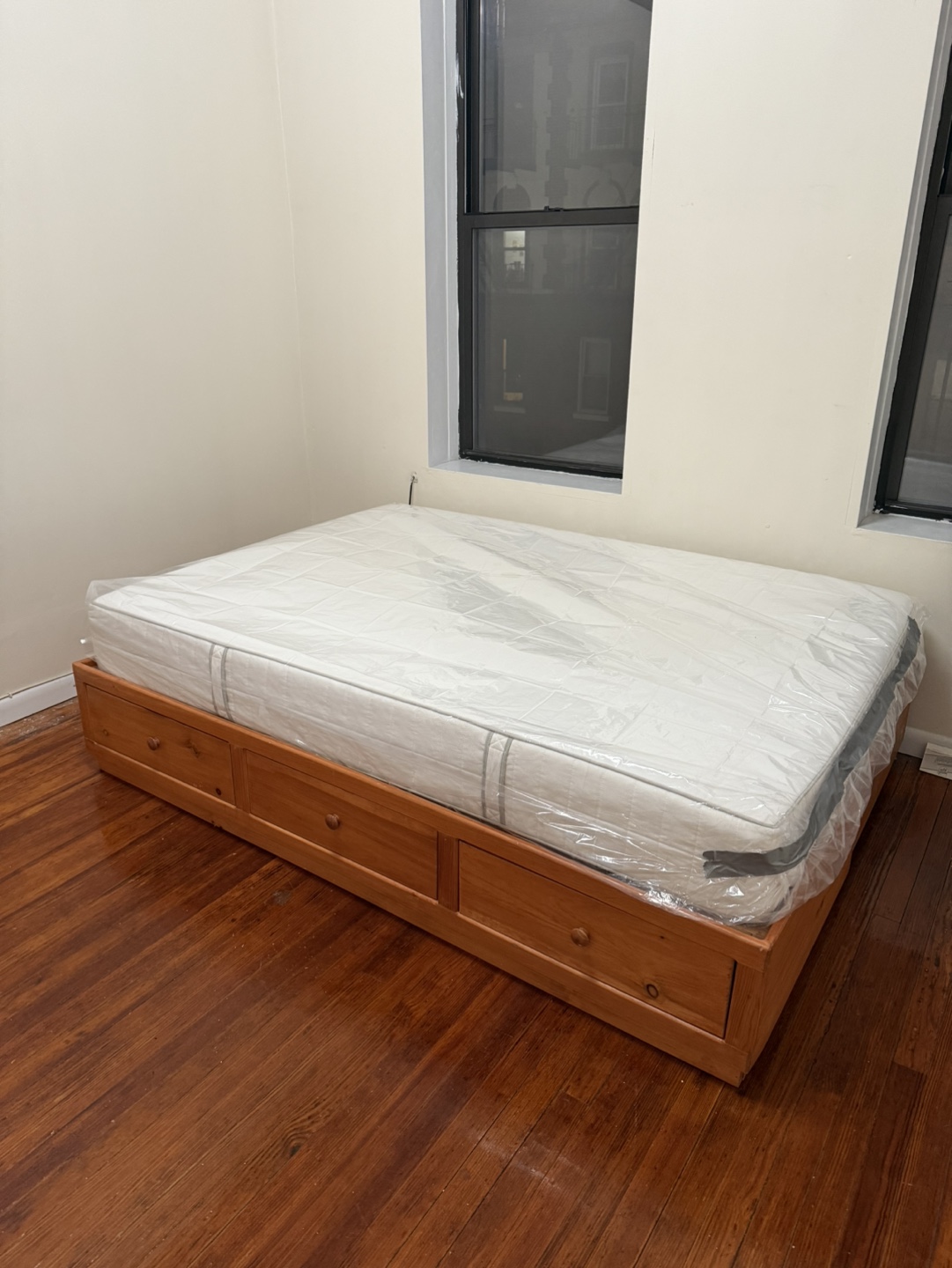 Full Size Platform Bed Frame with Storage Drawers