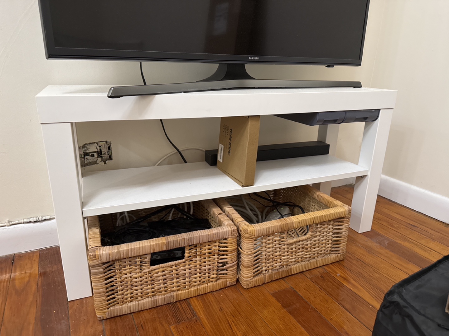White TV Stand