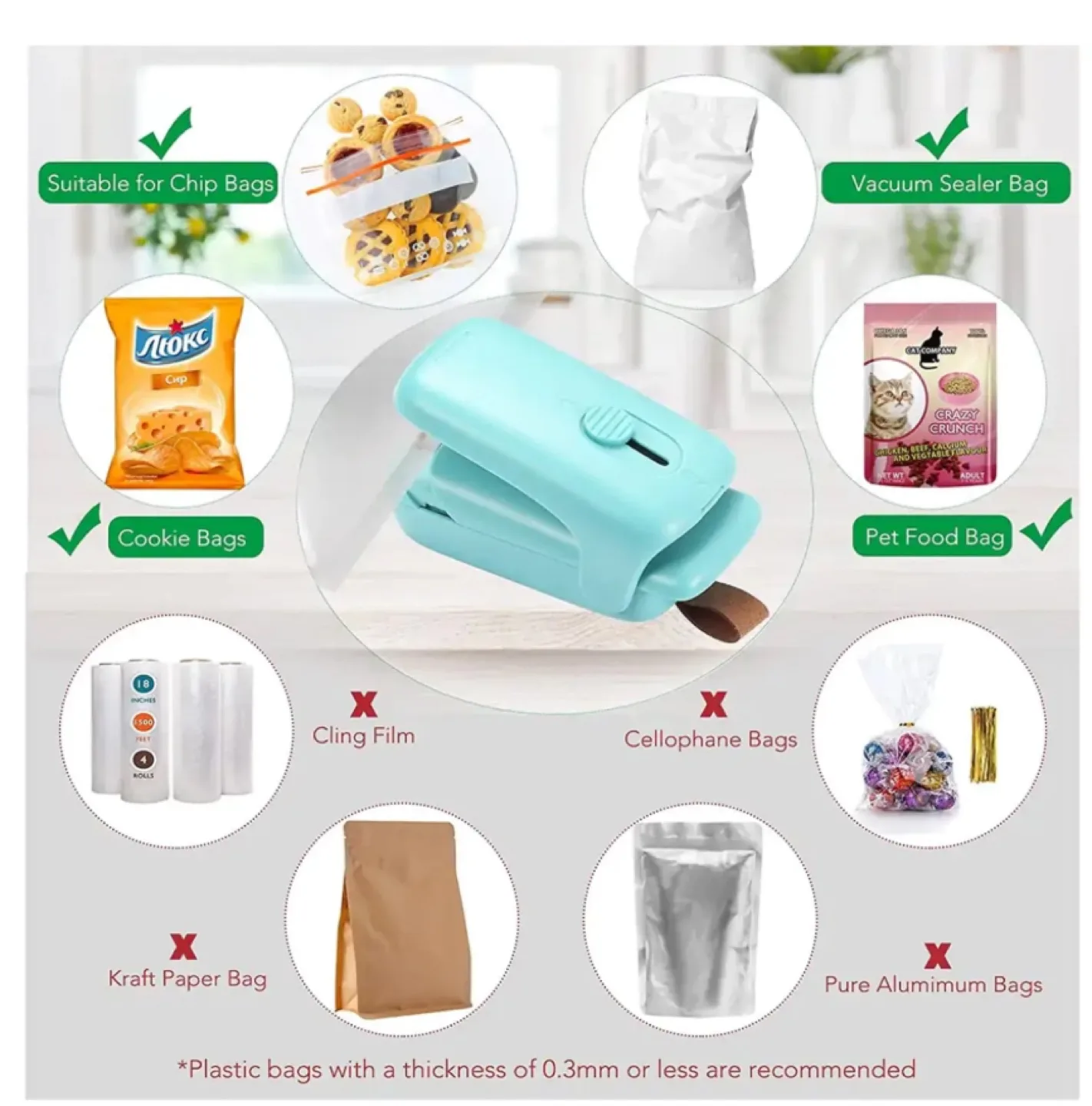 Bag Sealer & Cutter 2 in 1 image indicator(6)