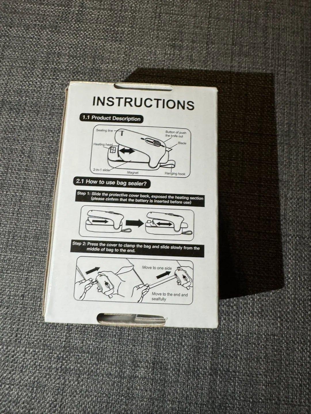 Bag Sealer & Cutter 2 in 1 image indicator(3)