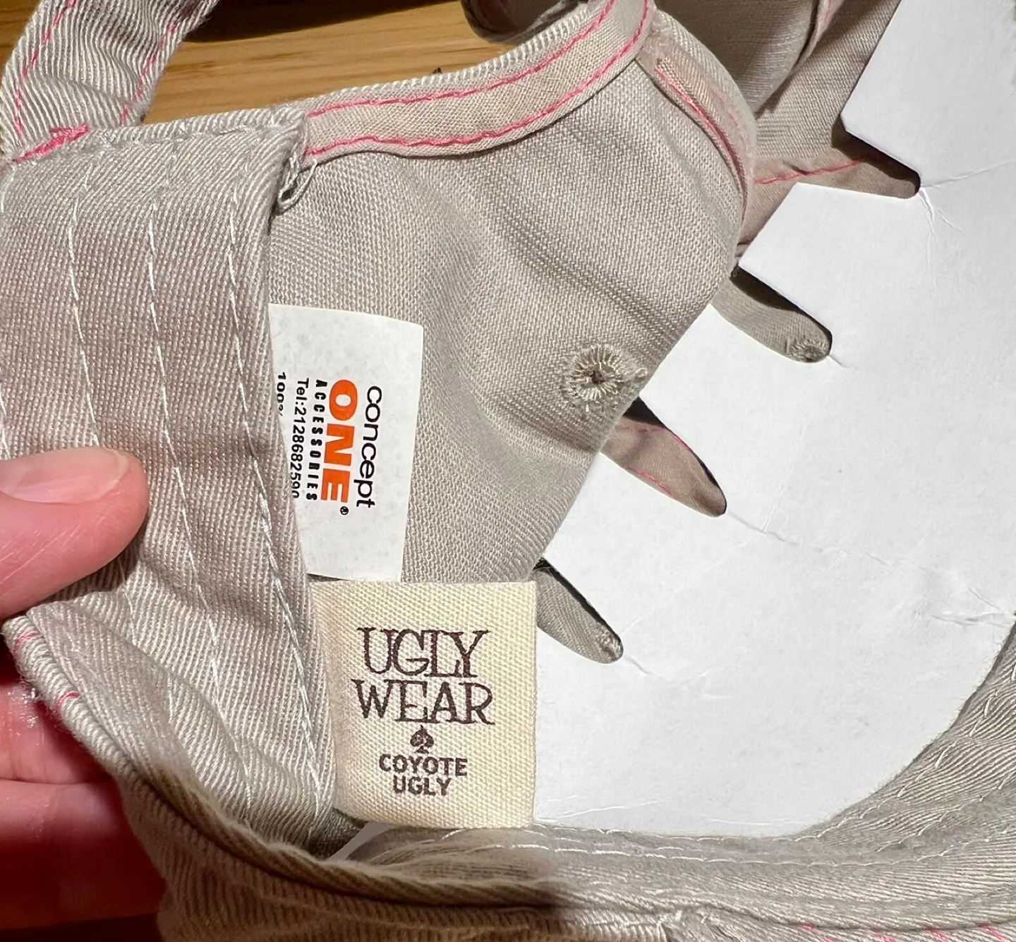 New with Tag collectable “Coyote Ugly” Khaki Baseball Cap image indicator(6)