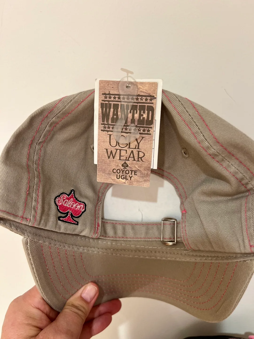 New with Tag collectable “Coyote Ugly” Khaki Baseball Cap image indicator(5)