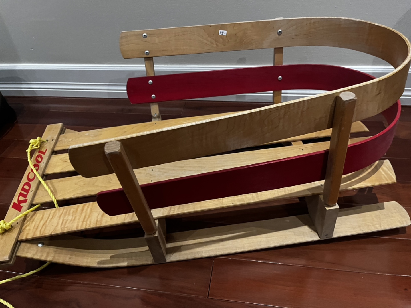 Vintage KidCool Wooden Sled - photo 2