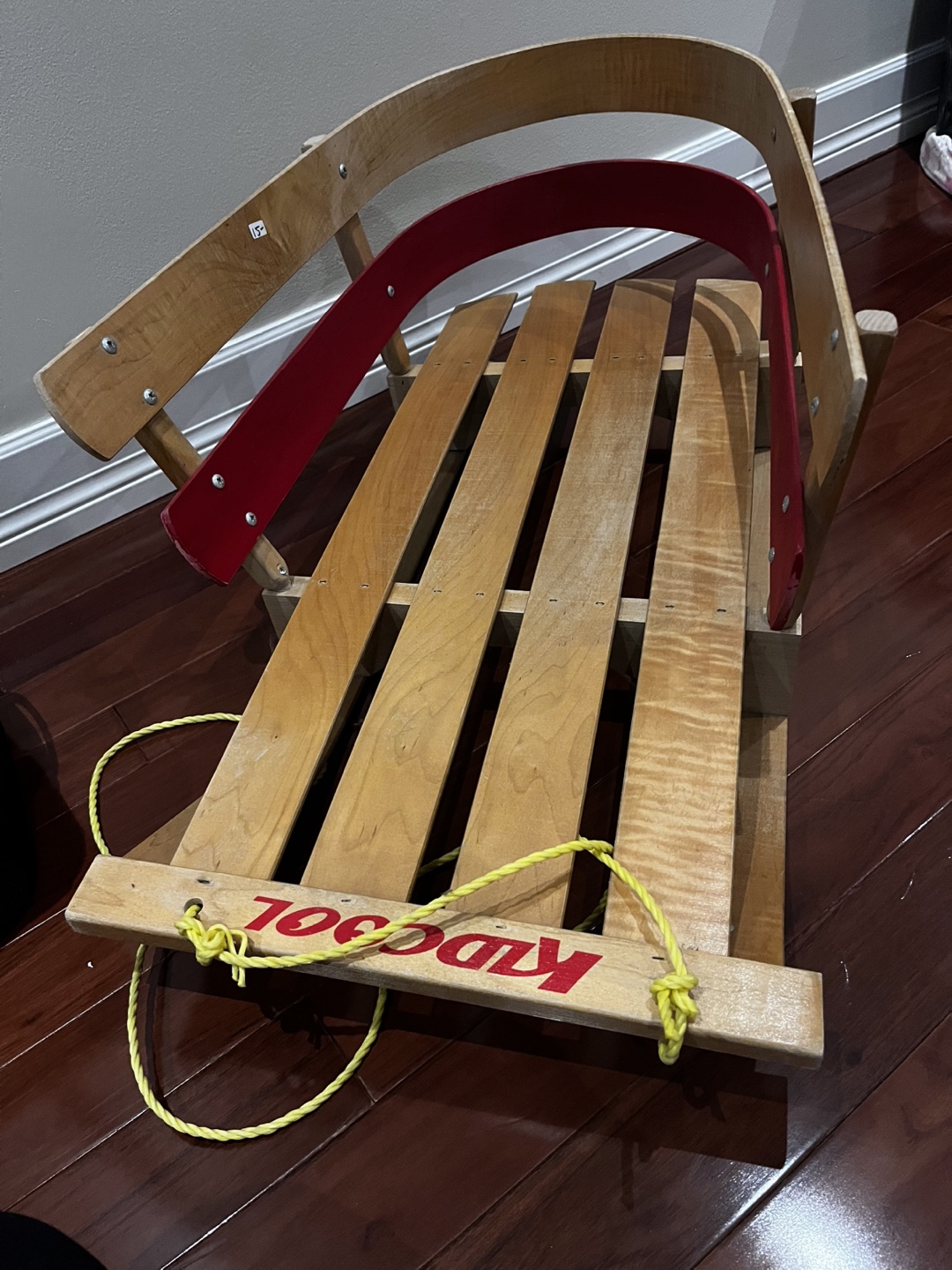 Vintage KidCool Wooden Sled