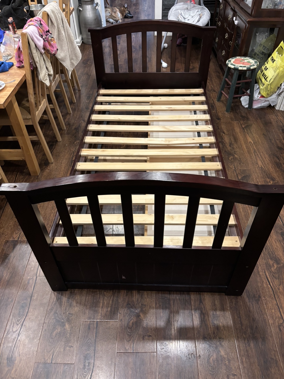 Twin Bed Frame with Storage Drawers