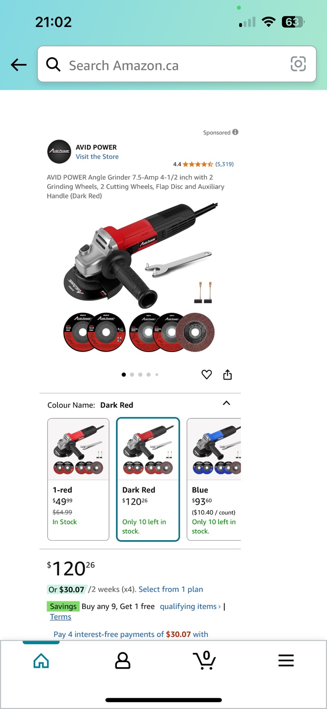 Avid Power Angle Grinder - photo 3