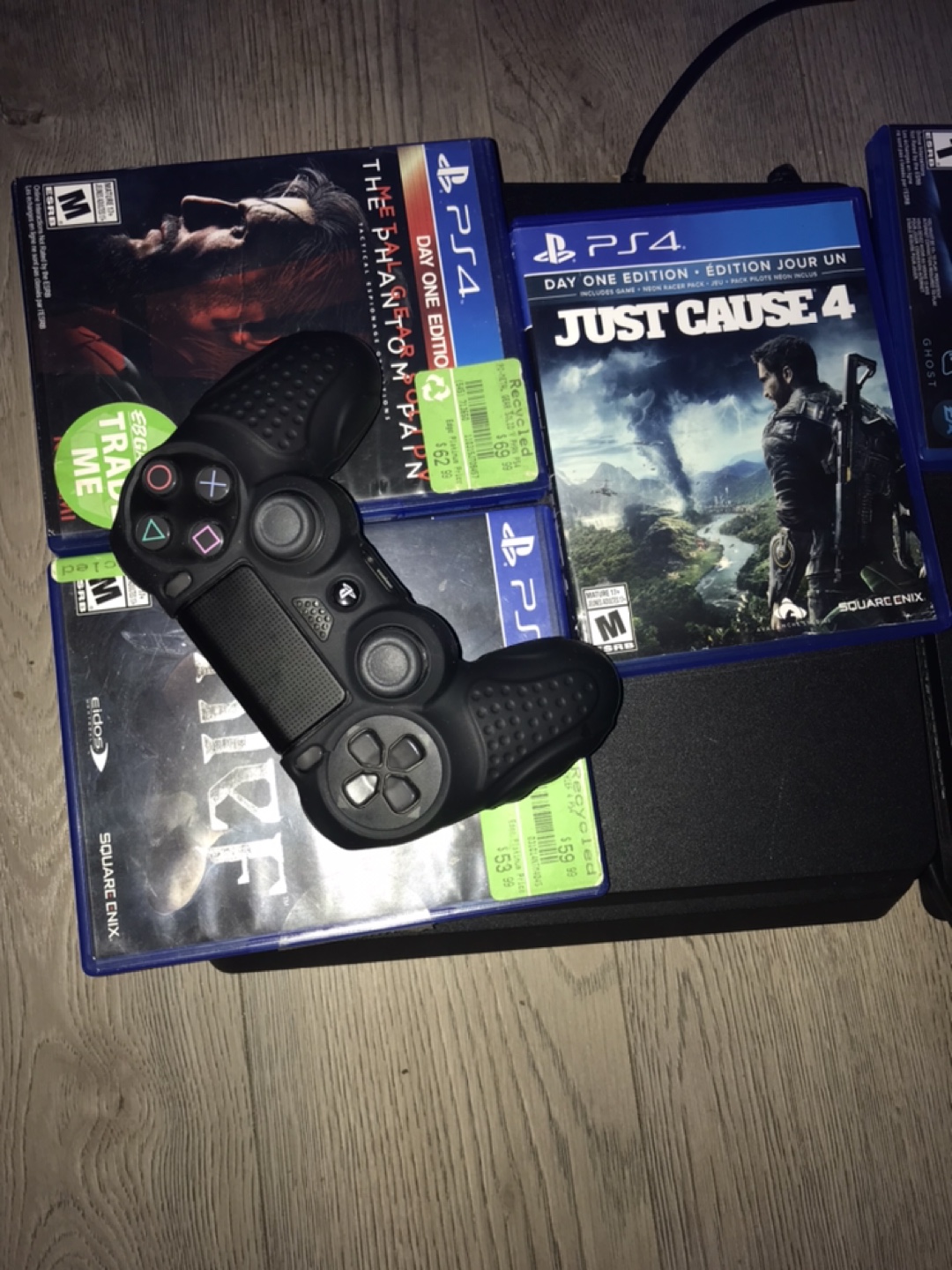 PS4 Console with Games and Controller