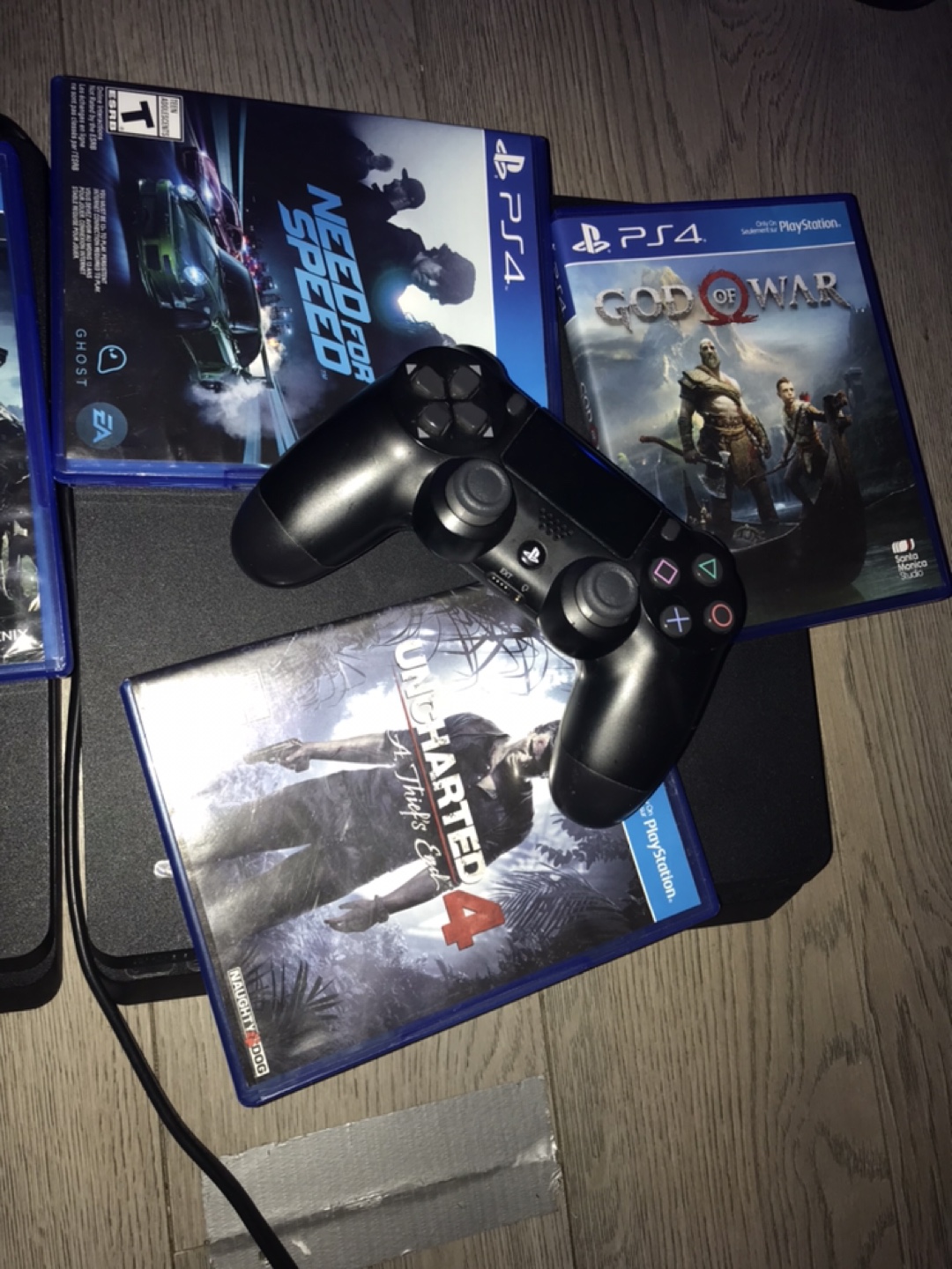 PS4 Console with Games and Controller - photo 3