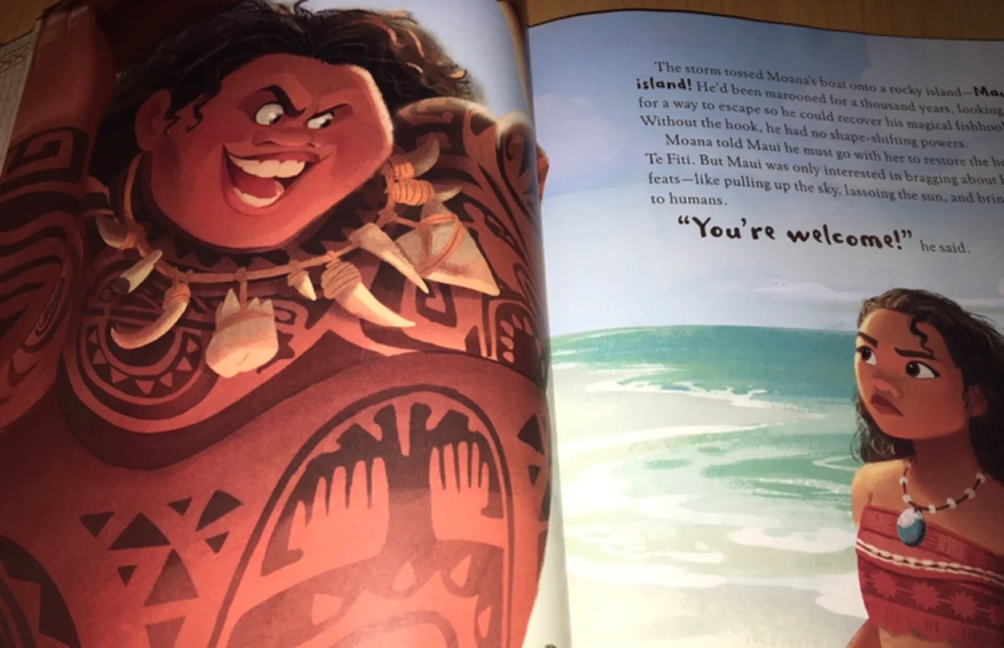 Large Hardcover Disney Moana Big Golden Book image indicator(2)