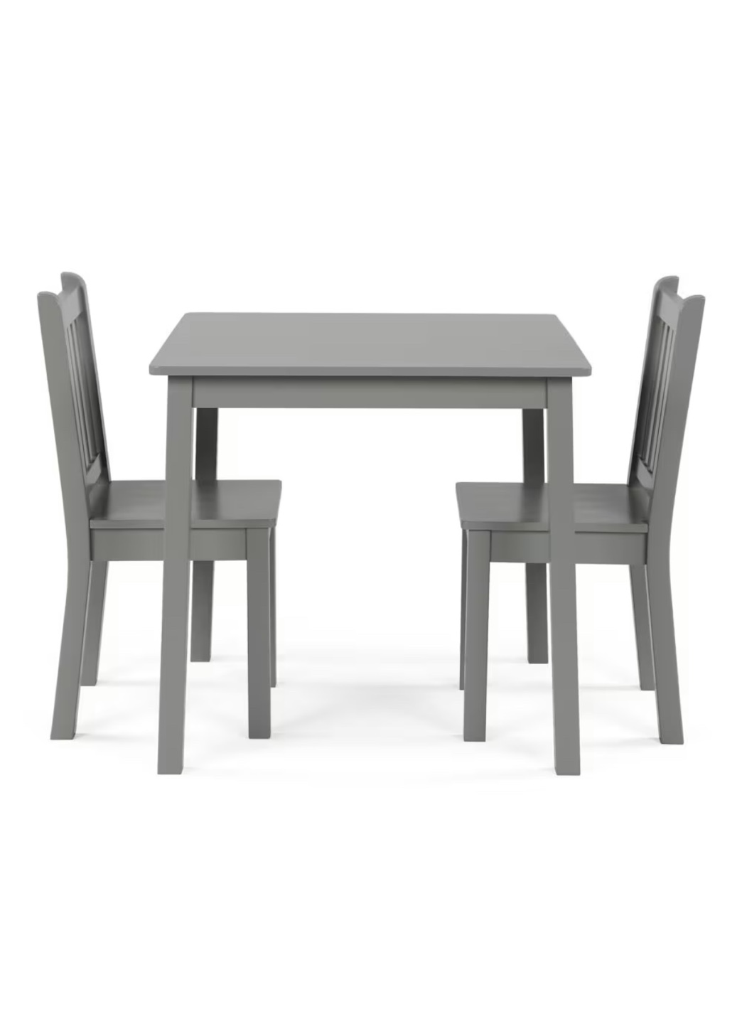 New Grey Big Kids Wood Table and 2 Chair Set - photo 2