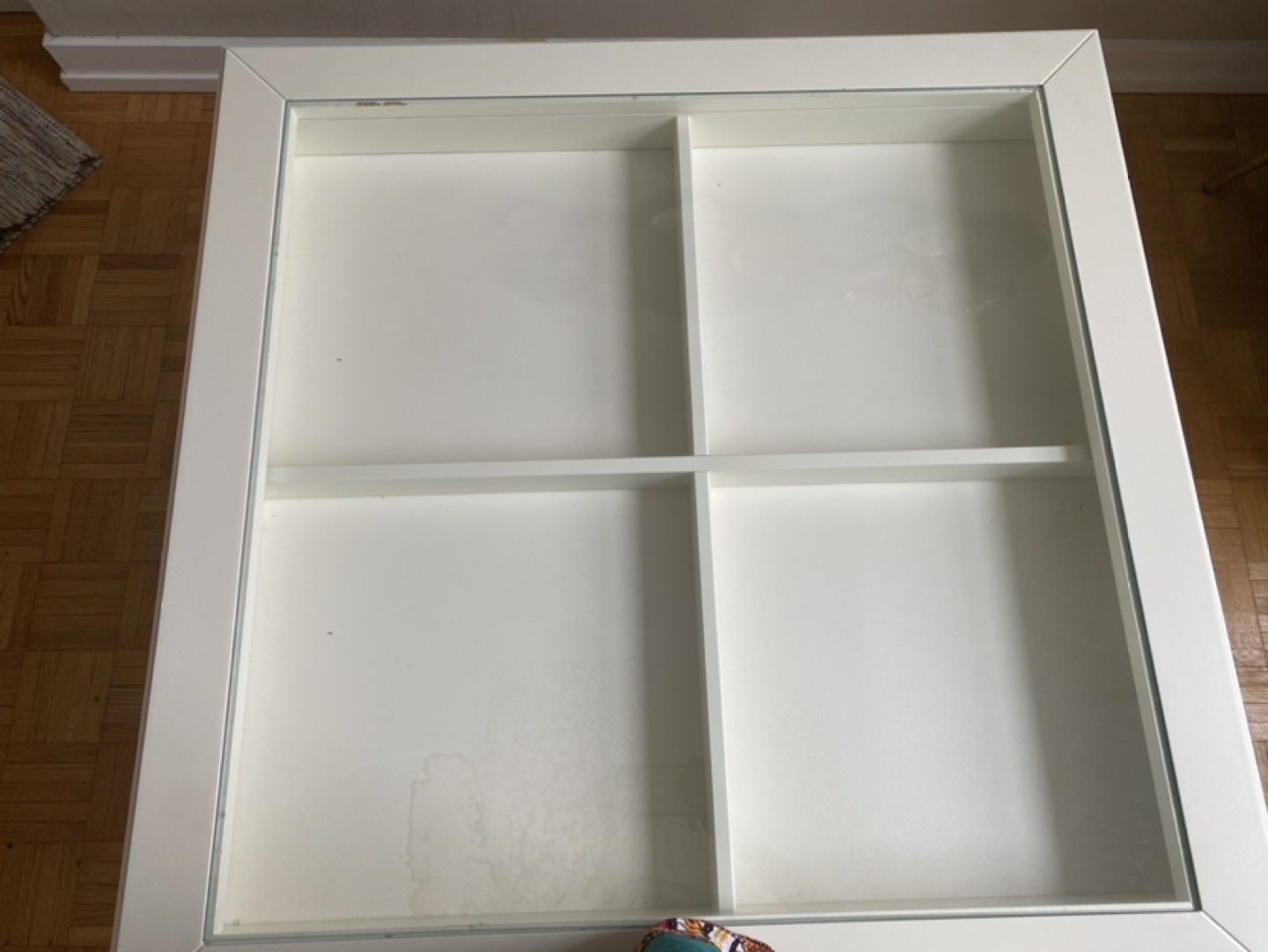 IKEA Coffee Table with Glass Top - photo 4