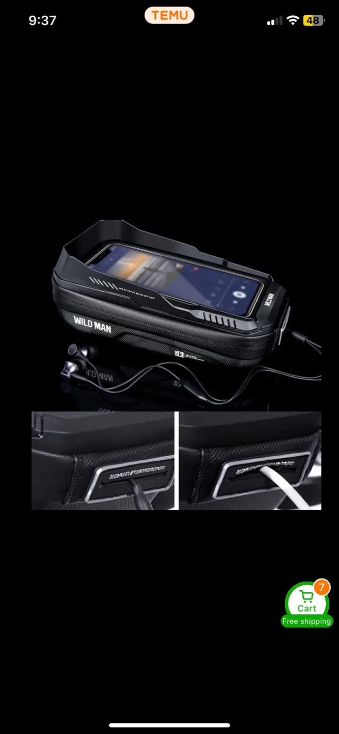 WILD MAN Motorcycle Phone Holder - photo 5