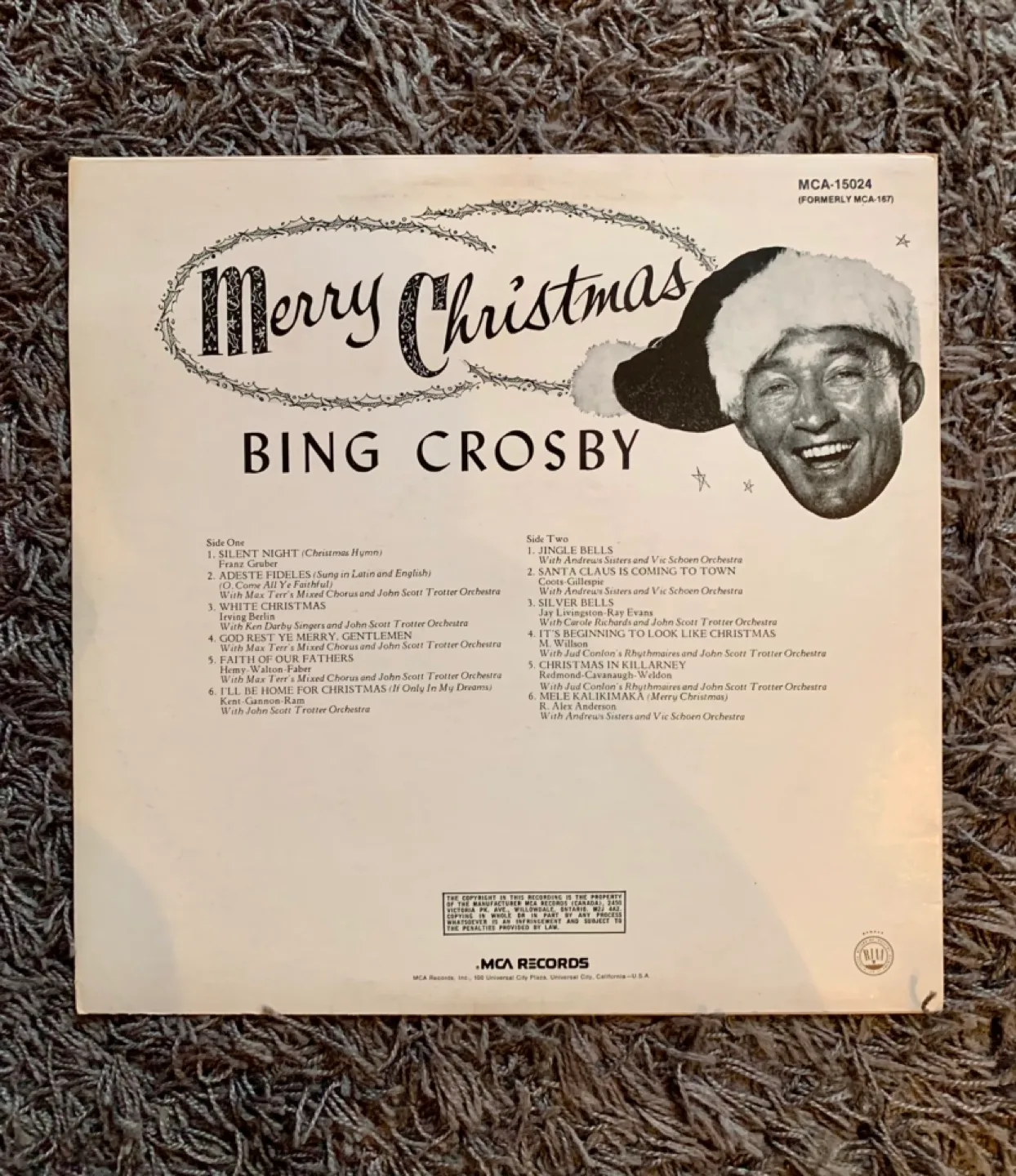 Bing Crosby - Merry Christmas Record LP image indicator(2)