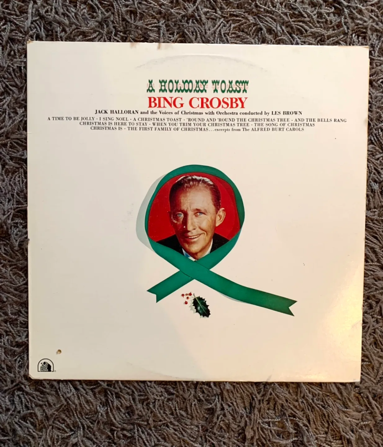 Bing Crosby - A Holiday Toast Christmas Record LP thumbnail