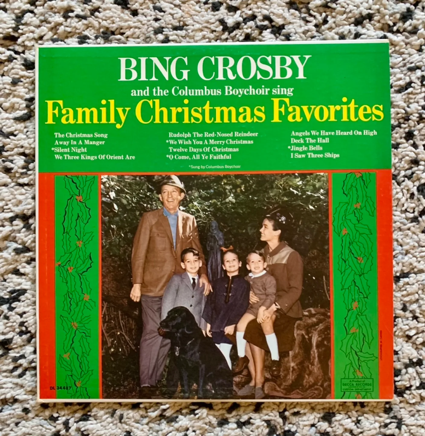 Bing Crosby - Famil Christmas Facorites Recod LP thumbnail