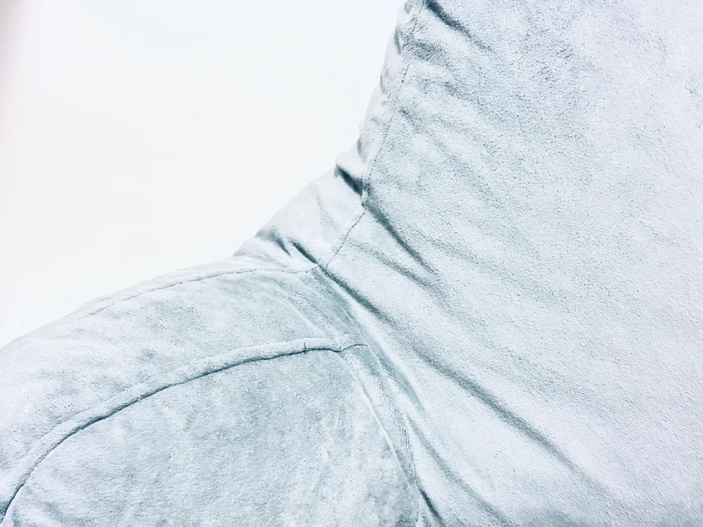 🍓NEW! Luxury Solid Velvet Lounge Cushion w/pockets Back Support image indicator(7)