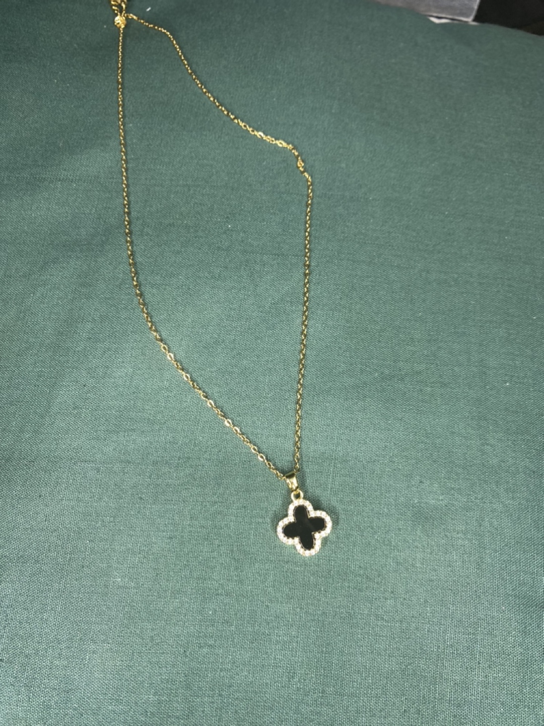 Gold Four-Leaf Clover Necklace