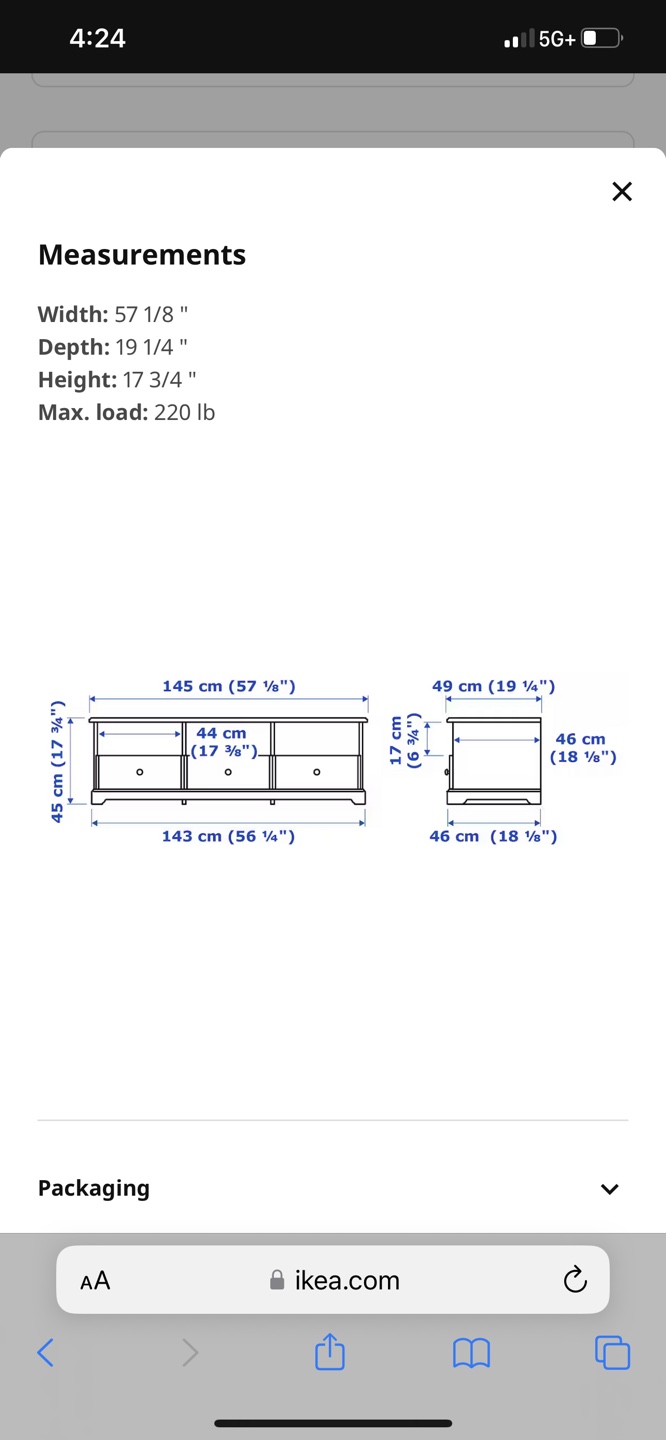 IKEA LIATORP TV Unit - photo 4