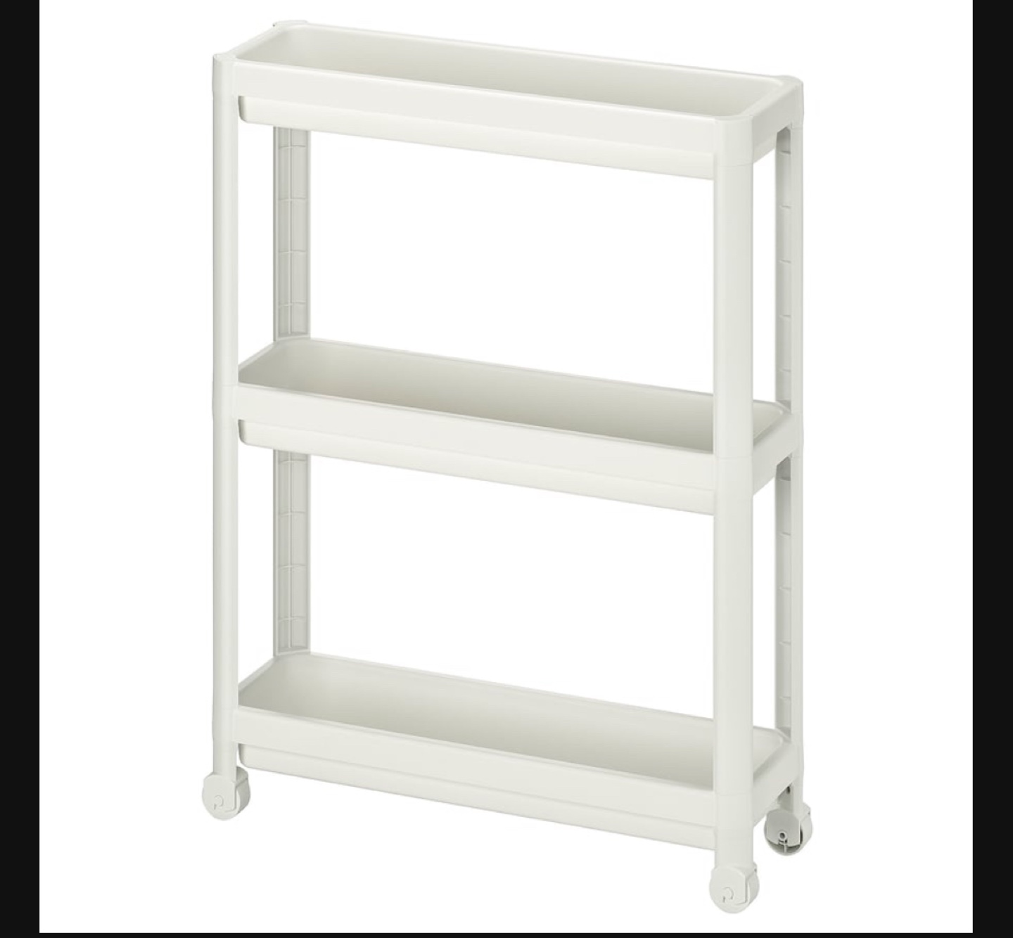 IKEA 3-shelf slim rolling cart - photo 2