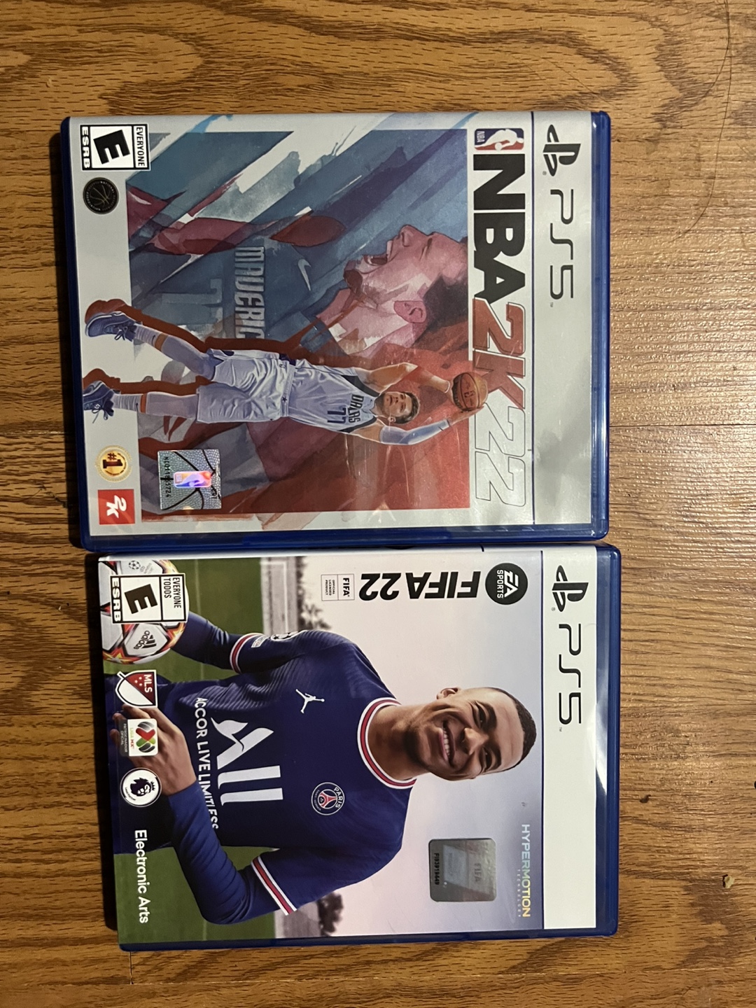 NBA 2K22 and FIFA 22 PS5 Games