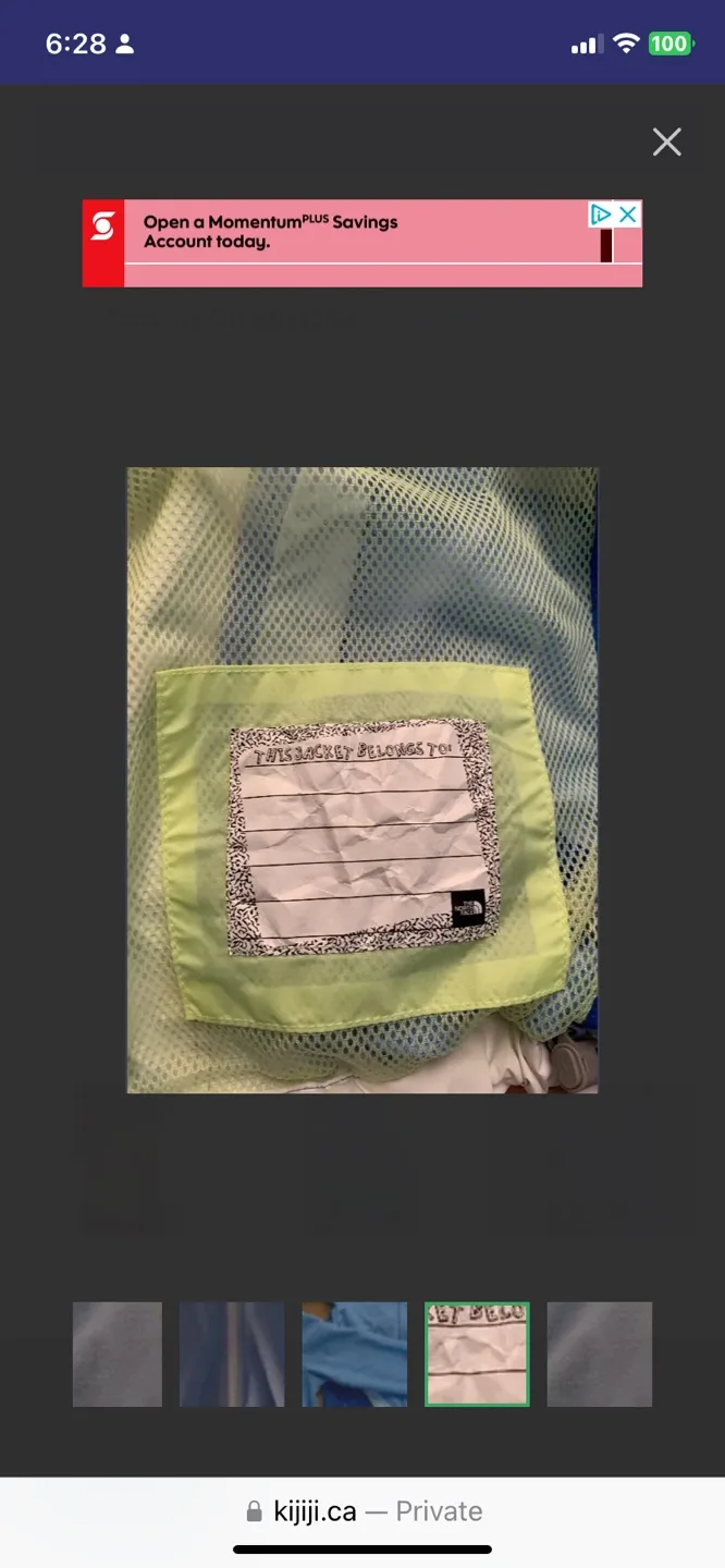 NEW North Face Unisex 2 pc Ski/ Winter Jacket and Fleece Set image indicator(8)