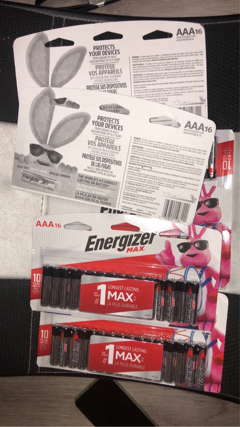 Energizer MAX AAA Batteries - 7 packs of 10 - photo 3