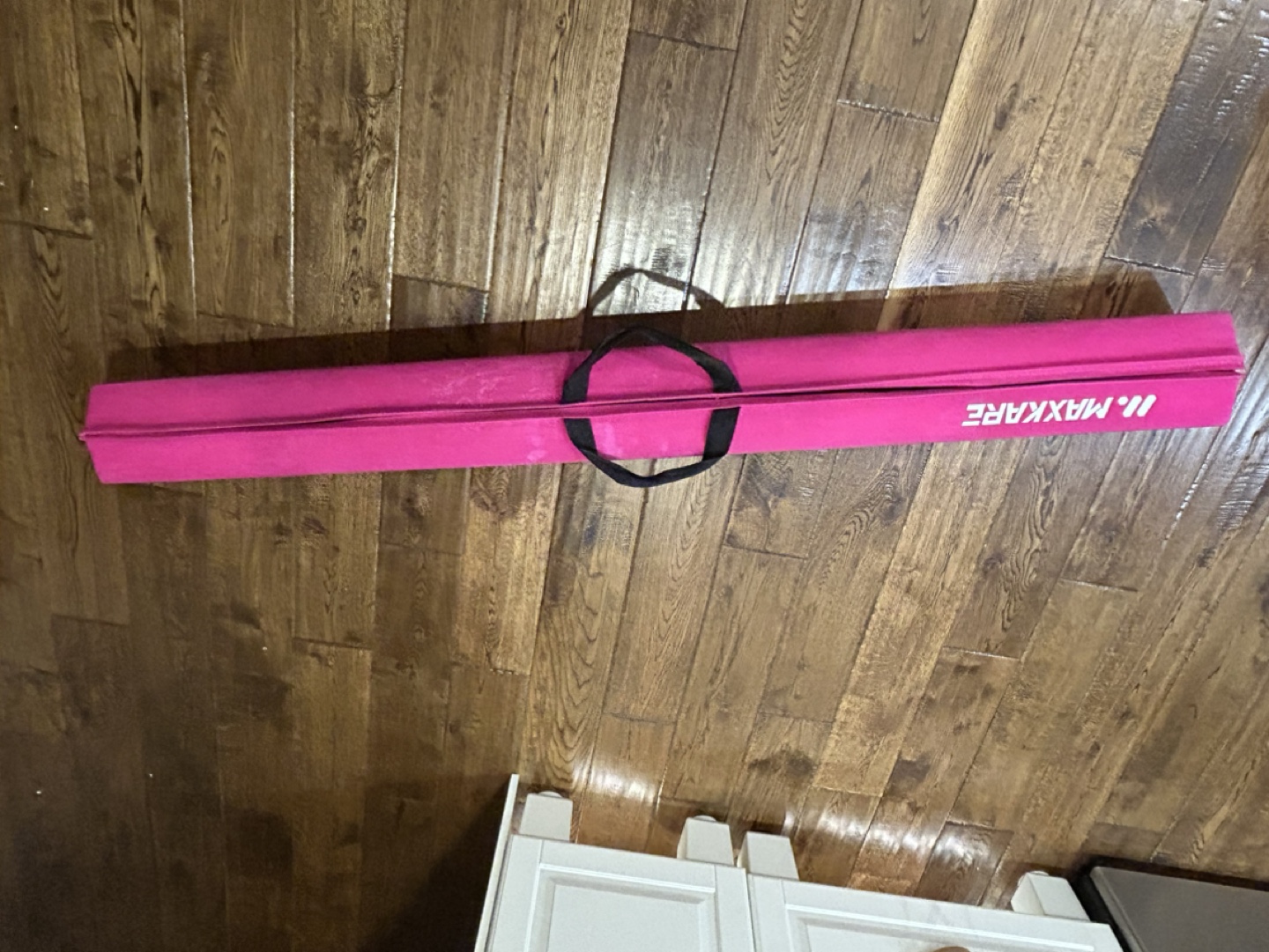 Pink Gymnastics Balance Beam and mat - photo 2