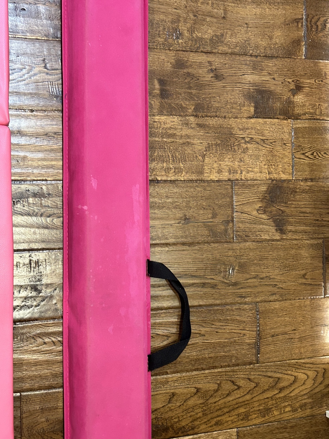 Pink Gymnastics Balance Beam and mat - photo 4