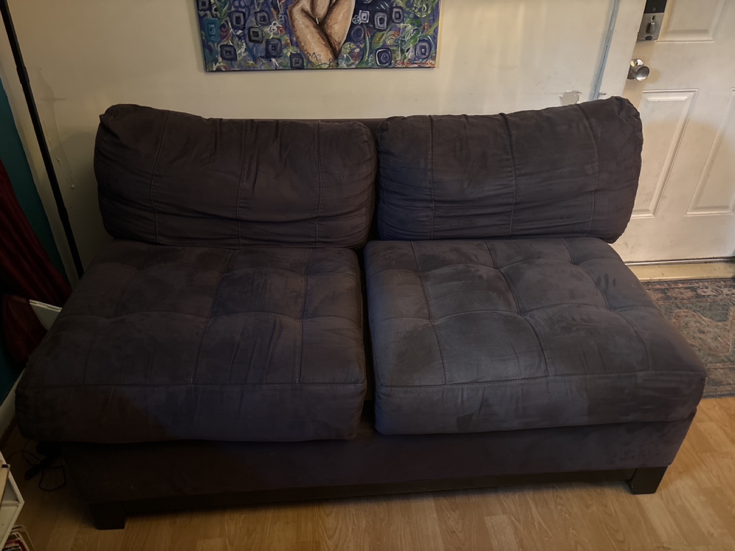 Brown Loveseat Sofa