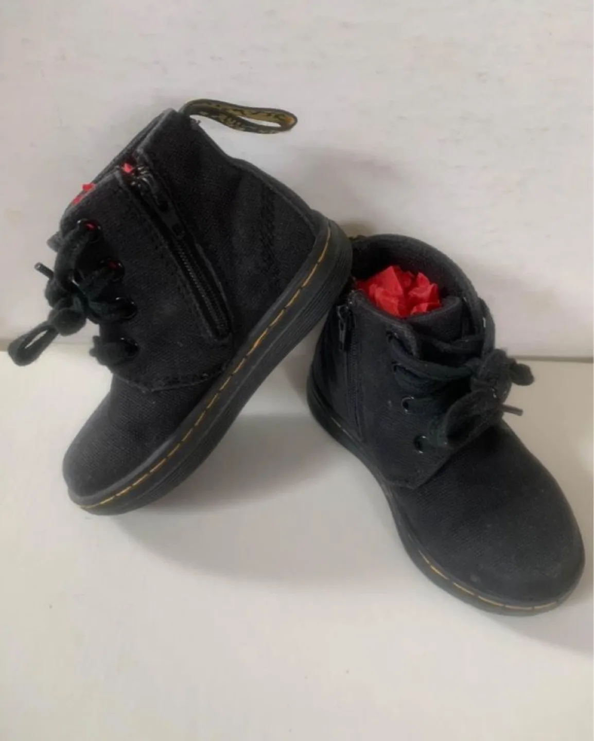 Dr. Martens Black Canvas Boots image indicator(3)