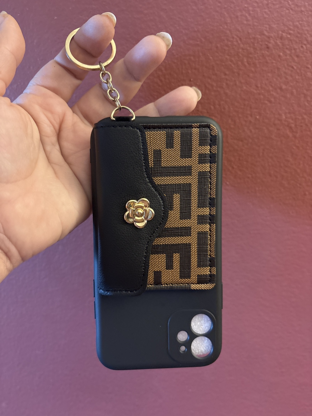 Phone 11 Case with Wallet and Keychain - photo 3