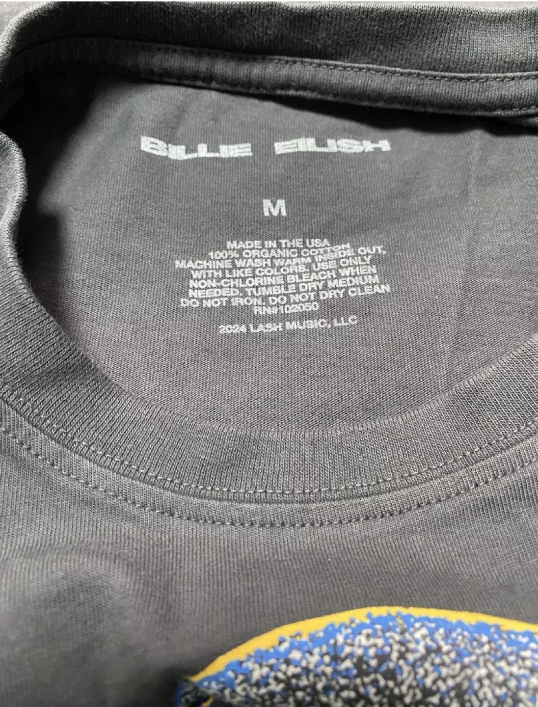 Billie Eilish Tokyo Exclusive Hit Me Hard Soft Pop Up Muscle Tee image indicator(3)