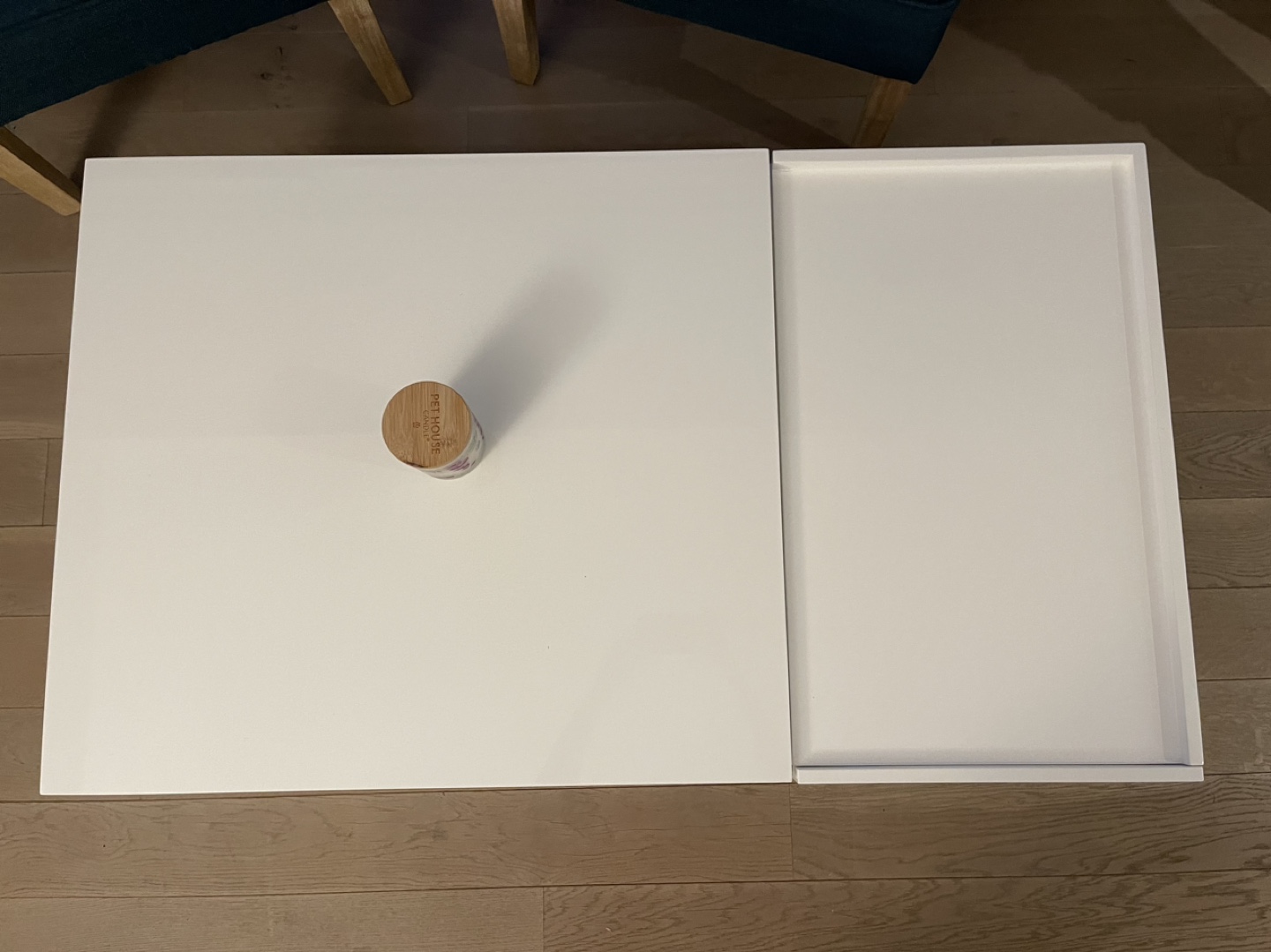 White Lift Top Coffee Table - photo 5