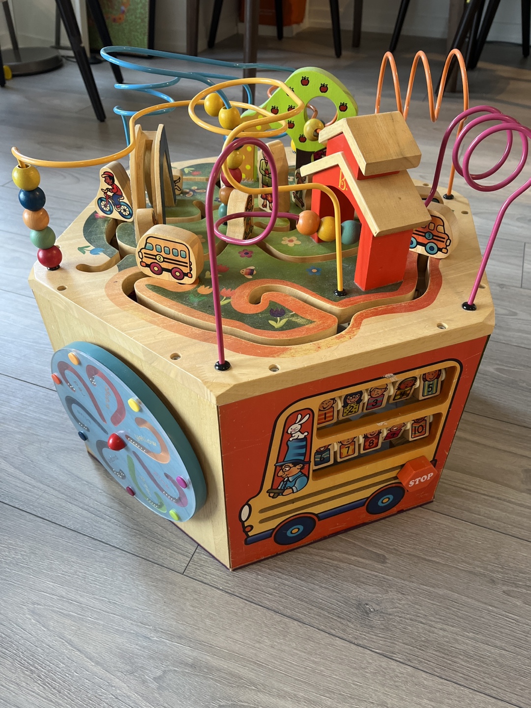 Wooden Activity Cube #Freecycle