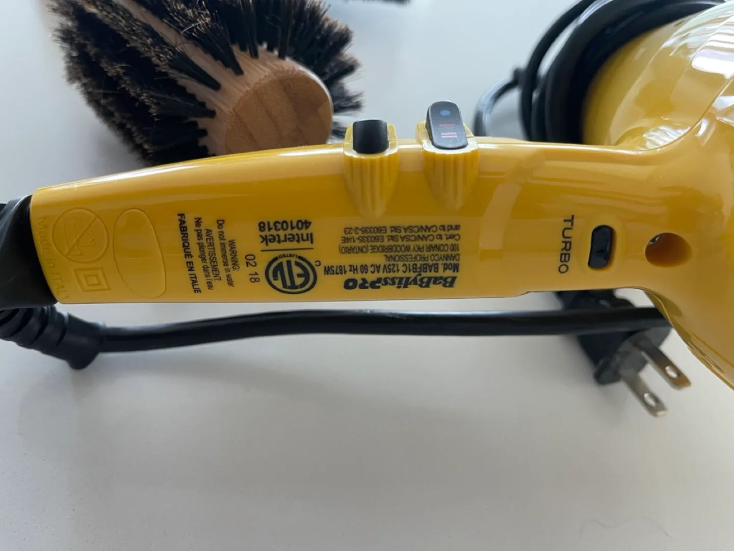 Babyliss Pro Turbo Hair Dryer image indicator(2)