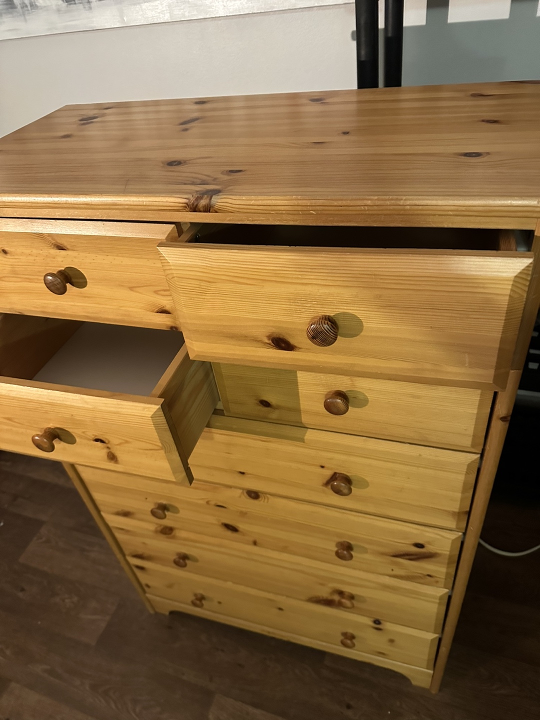 Pine Wood Dresser FREE DELIVERY - photo 2