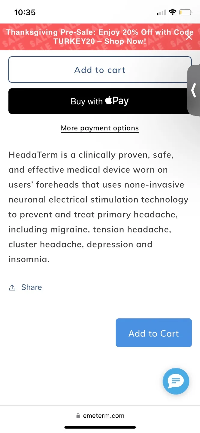 Anti-Migraine Headache Relief Device image indicator(4)