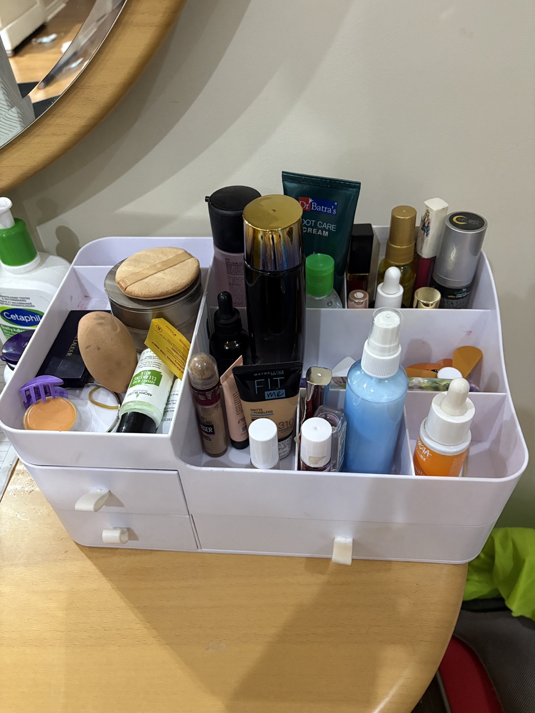 White Makeup Organizer with Drawers - photo 2
