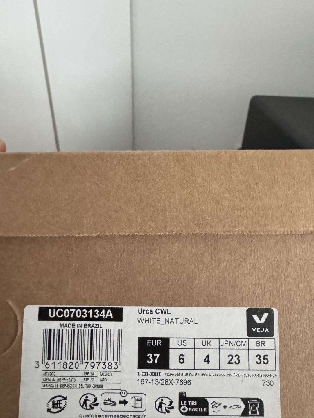 VEJA Urca White/Natural Sneakers - photo 4