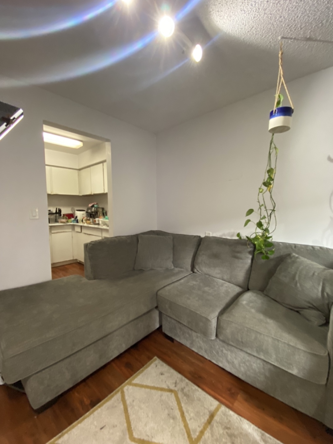 Grey Sectional Sofa L-shape - photo 4