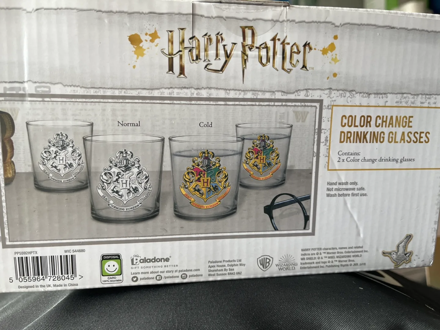 Harry Potter Color Changing Drinking Glasses image indicator(2)
