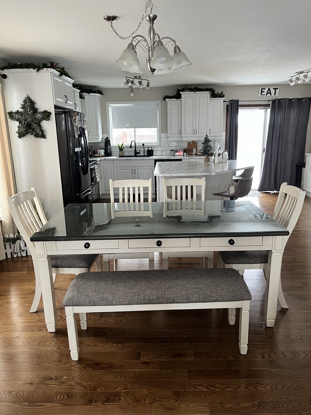 Dining Table Set with Bench