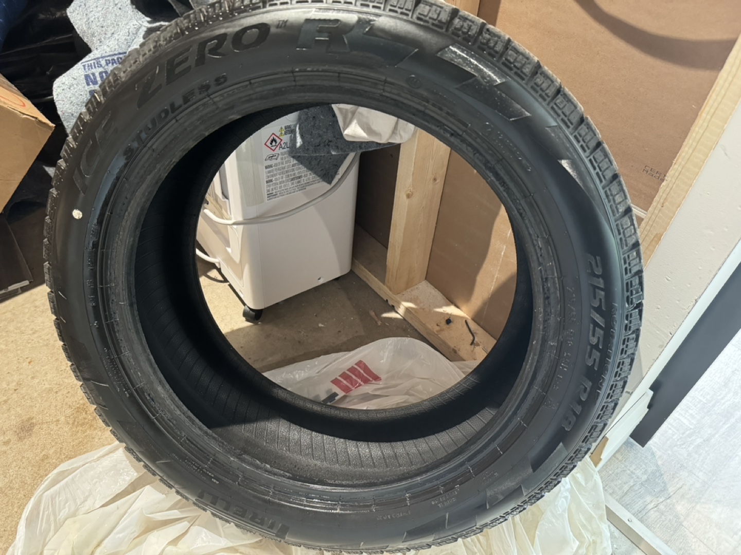 215/55R18 Winter Tire - 4 - Pirelli ice - photo 2