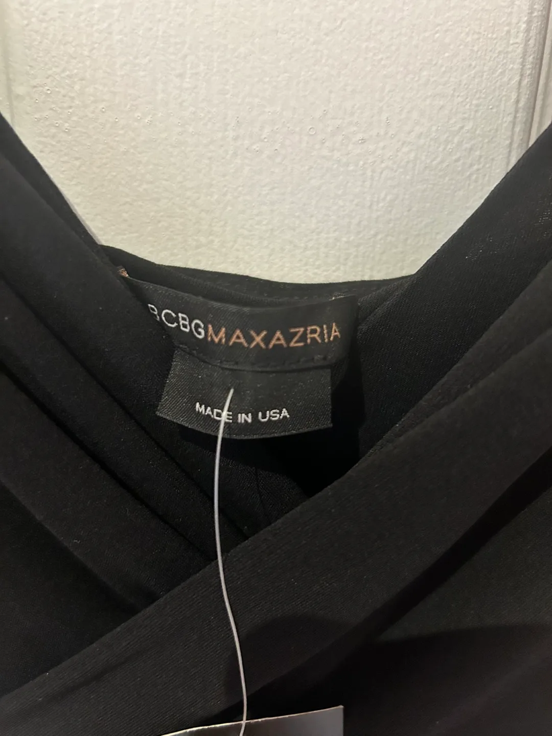 NWT BCBG Max Mara little black dress XS image indicator(8)