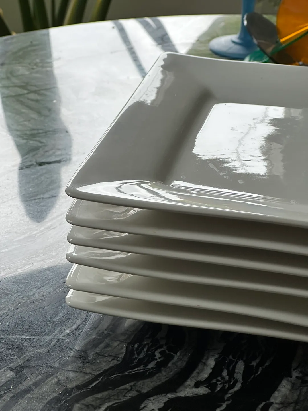 6 Square Dinner Plates #freecycle image indicator(4)