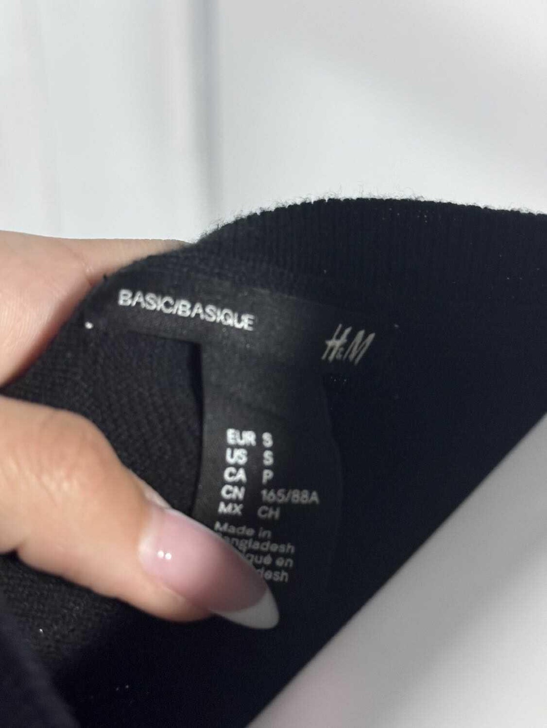 H&M BasicBasque Black Long Sleeve Dress - photo 5